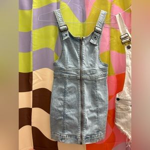 Free people skirtall skirt overall jean